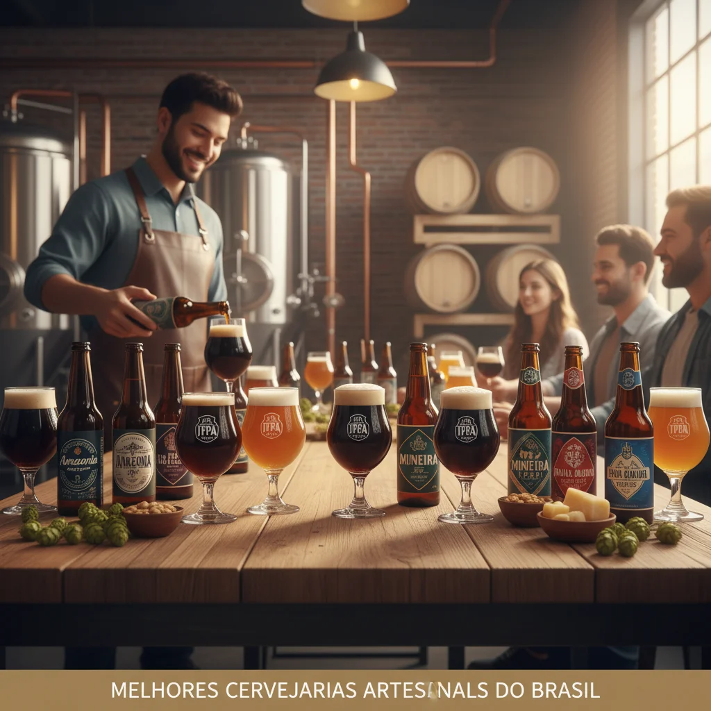 Cerveja artesanal brasileira - producao e barris de envelhecimento