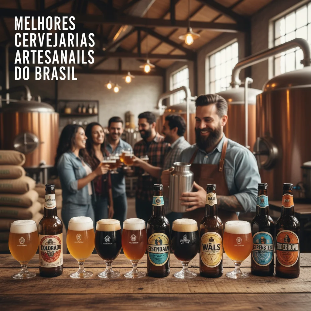 Cervejaria artesanal - ambiente de producao e barris de fermentacao