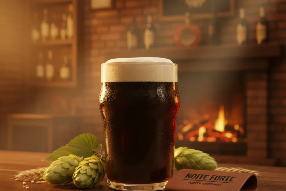 Cerveja Porter artesanal escura em copo - guia completo da cerveja porter brasileira